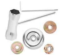 DIYEAH Chiavi in Ferro e Rame per Taglio Erbacce Accessori Lama Decespugliatore per Rasaerba e Macchine da Giardino Kit Ricambio Versatile per Campi Agricoli Acquatici e Aridi