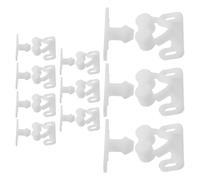 DIYEAH Chiusura a Sfera per Porte Armadietti 10 Pezzi Fermo a Molla e Rullo in Plastica Silenzioso per Mobili Marini e Camper Ferramenta per Fermo Porte Barche Piastra di Ritorno