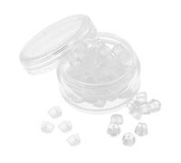DIYEAH Chiusure Per Orecchini in Silicone, 50 Pezzi, Chiusure Per Orecchini Morbide E Trasparenti, Kit Di Sostituzione Per Ganci Per Ami Da Pesca