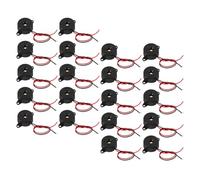 DIYEAH Cicalino Piezoelettrico Attivo 20 Pezzi 3-24V per Allarme Elettrico Segnalatore Sonoro per Veicoli Giochi e Progetti di Fisica Dispositivo di Avviso Compatto per Circuiti