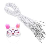 DIYEAH Cinghia Elastica Universale per Maschera 50 Pezzi Corda per Cappelli Elastici per Vestiti estremità Elastiche per Maschere Cordino Elastico