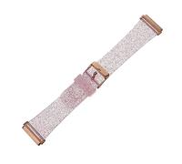 DIYEAH Cinturino Bling Silicone per Sostituzione Elegante e Confortevole Adatto Facile Installare Materiale e Traspirante Colore Rosa