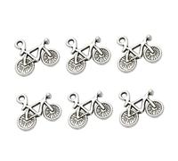 DIYEAH Ciondoli A Forma Di Bicicletta in Lega Set Da 50 Pezzi Per La Creazione Di Gioielli Collane E Bracciali