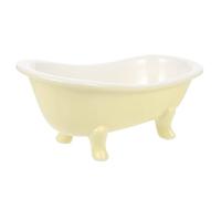 DIYEAH Ciotola da Dessert in Ceramica Forma Vasca da Bagno Adorabile Piccola Ciotola Yogurt e Gelato Riutilizzabile Design Creativo e Superficie Liscia Facile da Pulire