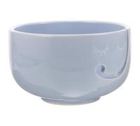 DIYEAH Ciotola Porta Filati in Ceramica con Foro Organizer per Lavori Maglia e Uncinetto Contenitore Piccolo e Portatile per Gomitoli e Accessori Needlework