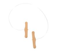 DIYEAH Clay Cutter con Legno Ergonomico Filo Acciaio Affilato per Taglio Preciso Argilla Strumento per Modellare Ceramica e Sculture