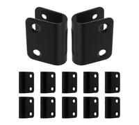DIYEAH Clip 12 Pezzi in Metallo Nero per Altoparlanti a Forma di U Resistente e Compatibile, per Apparecchi Audio in Teatri e Sale Conferenze