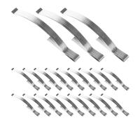 DIYEAH Clip a Molla in Acciaio Inox per Zanzariera 60 Pezzi - Molle di Tensione e Clip di Fissaggio Angolari per Riparazione e Montaggio Finestre - Accessori per Schermature Resistenti