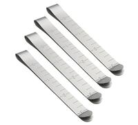 DIYEAH Clip da Cucito in Acciaio Inossidabile 40 Pezzi Clip per Orlo Trapuntato Righello in Metallo per Marcatura