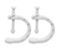 DIYEAH Clip Massaggiante Regolabile 2 Pezzi per Agopressione Piedi e Mani con Stimolazione Mirata in Abs, Strumento Portatile per Sollievo da Affaticamento a Casa in Viaggio