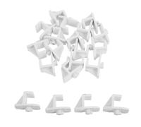 DIYEAH Clip per Mensole Frigorifero 20 Pezzi, Staffe Supporto Ripiani Congelatore Plastica, Ganci Montaggio Accessori Frigorifero per Uso Domestico e Commerciale