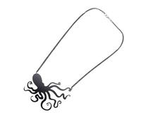 DIYEAH Collana con ciondolo a forma di medusa per donna - Collana girocollo con creature marine, gioielli estivi per vacanze al mare, per moglie, mamma e fidanzata