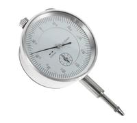 DIYEAH Comparatore a Quadrante Argento in Alluminio 0,01mm | Lettura Comoda, Alta Sensibilità, Antiurto e Resistente All'usura, per Processi Meccanici e Laboratorio