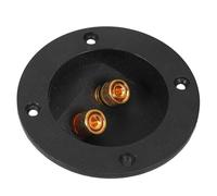 DIYEAH Connettore Circolare Dorato Per Cavi Elettrici Terminale Di Collegamento Per Altoparlante Connettore Per Cavi Elettrici Custodia Per Progetto Elettrico Terminale Per