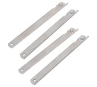 DIYEAH Connettore per cerniera per coperchio pieghevole da 4 pezzi: staffa di supporto per coperchio scrivania per impieghi gravosi - kit cerniera per piano tavolo in acciaio inossidabile per