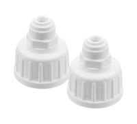 DIYEAH Connettore Rapido Dritto per Nebulizzazione Acqua 1/4 2 Pezzi, Accessorio Collegamento Tubo Flessibile per Irroratrici Agricole, Impianto Nebulizzazione Giardino e Raffreddamento Esterno