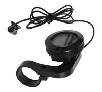 DIYEAH Contachilometri per Bici in plastica, contakm Bici Multifunzione, misuratore Computer cablato Nero, per Biciclette da Strada e Pieghevoli, Facile Installazione, per Ciclismo