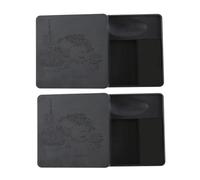 DIYEAH Contenitore Per Inchiostro Per Calligrafia Cinese 2 Pezzi Materiale Pp Con Tampone Per Inchiostro Design Raffinato Del Coperchio Per Esercitarsi Nella Scrittura E Nella Pittura