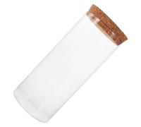 DIYEAH Contenitore per Piante in Vetro Trasparente con Tappo Vaso per Muschio e Micro Paesaggi Decorazione Multiuso per Interni ed Esterni