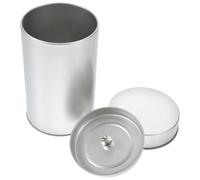 DIYEAH Contenitore per tè in Latta Ermetico Coperchio Singolo Barattolo per la Conservazione di tè Sfuso e Bustine Piccolo Contenitore da Cucina Multifunzionale per Alimenti Secchi