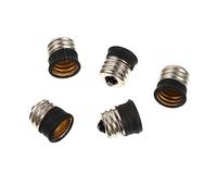 DIYEAH Convertitore Base Lampada da E17 a E14, Set da 5 Pezzi Misure di Sicurezza Avanzate, Adatto per Lampade LED in Ufficio, Cucina, Corridoio e Garage