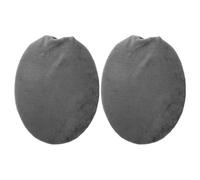 DIYEAH Copertura per Coperchio del Water in Velluto 2 Pezzi, Protezione Antipolvere Morbida e Decorativa, Facile da Installare, Adatta a Forme Rotonde e Allungate