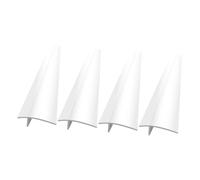 DIYEAH Copertura per Fessure Piano Cottura in Silicone 4 Pezzi, Protezione Flessibile e Resistente per Spazi tra Fornelli, Design Semplice Adatto a Cucine Moderne