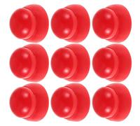 DIYEAH Coperture per Bulloni Protezione Antinfortunistica M10 50 Pezzi in Plastica Rossa Copri Vite Anti-graffio per Parco Giochi per Scivoli Esterni