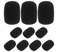 DIYEAH Coperture per Microfono Lavalier in Schiuma 10 Pezzi, Parabrezza Antivento Compatibili con Microfoni V3 V9s, Protezioni Leggere e Riduzione Rumore per Cuffie Uso Professionale