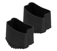 DIYEAH Copri Piedi Per Scaletta Pieghevole in Gomma 2 Pezzi 2.36X1.77X1.57 Pollici Accessori Per Scale Antiscivolo Per Uso Domestico E Ufficio Stabilizzatore Della Scala