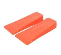 DIYEAH Cuneo alle Abbattimento Arancione e Pezzi in Plastica 2 20cm Resistente Intemperie Stabile Sotto Carichi Pesanti per Lavori di Taglio Legno