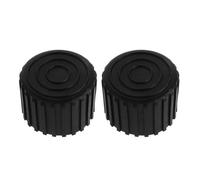 DIYEAH Cuscinetti Terminali in Gomma per Attrezzature Fitness 2 Pezzi, Protezioni Antiscivolo e Ammortizzanti per Gambe, Copri Piedi Resistenti per Protezione Pavimenti Parquet,