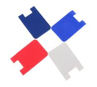 DIYEAH Custodia Posteriore in Silicone per Smartphone Porta Carte Adesiva Antiscivolo, Set da 4 Pezzi, Compatibile Vari Modelli, Design Sottile e Resistente per Uso Colore Casuale