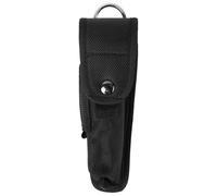 DIYEAH Custodia Resistente in e Elettrica Nylon per Nero Torcia Protezione Passante Compatta per Cintura, per Escursionismo e Campeggio