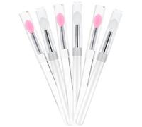 DIYEAH da 6 Pennelli per in Silicone per Applicazione Fine e Delicata Set Cappuccio Antipolvere, Accessori Make Up per Professionale e Quotidiano