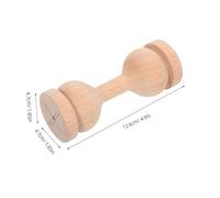 DIYEAH Decorative Wooden Finials For Furniture Unfinished Natural Wood Topper Smooth Round Ball Design For Diy Bed Posts Staircases Curtain Rods Rustic Home Decor