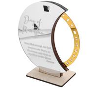 DIYEAH Decorazione Eid Mubarak Calendario Da Tavolo Con Decorazione Calendario Della Moschea Per La Casa