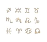 DIYEAH Decorazioni per Unghie in Lega Strass a 12 Facce, Ornamenti per Manicure Fai da Te per Donne, Accessori Nail Art Creativi per Manicure Professionale e Personale