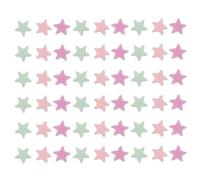 DIYEAH Decorazioni Unghie Stelle a Cinque Punte in Resina Rosa, 10 Pezzi, Versatile e Facili da Usare per Nail Art e Pedicure