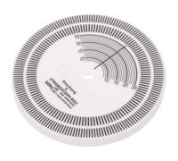 DIYEAH Disco Calibrazione Stroboscopico per Ruler Precisione per Controllo Strumento per Resistente e Duraturo
