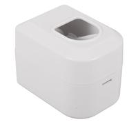 DIYEAH Dispenser di Dentifricio da Parete Spremi Dentifricio Integrato da Bagno Adesivo Accessorio la Casa Salvaspazio e Organizzazione Bagno Bianco Resistente e Funzionale
