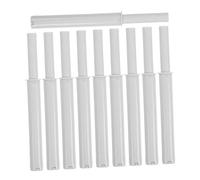 DIYEAH Dispositivo di Rimbalzo Magnetico Nascosto Design Semplice ed Elegante 10 Pezzi Chiusura Magnetica in Plastico Bianco, Facile Installazione per Armadi Cucina