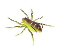 DIYEAH Esca e Design Unico Realistica Morbida a Forma di Ragno Materiale ABS e Ferro, Alta Percentuale di Successo per Pesca al Bass in Acqua Dolce e Salata