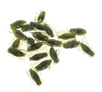 DIYEAH Esche Finte la Pesca 20 Pezzi Esche Morbide Realistiche Portatili Pezzi Anti-Luce Attrezzatura per Pesca in Laghi e Fiumi Leggere e Compatte