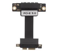 DIYEAH Estensione adattatore riser PCI Express 3.0 - Cavo di montaggio verticale GPU a 90 gradi da 1X a 1X - Estensione PCIe per GPU per mining, scheda grafica, scheda audio, array di rete