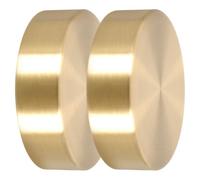 DIYEAH Fermacarte in Ottone Rettangolare 5 Cm Set da 2 Pezzi per Calligrafia e Pittura, Blocco Decorativo Pesante e Liscio per Ufficio e Casa, Supporto per Pennelli Artigianale Vintage