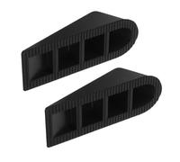 DIYEAH Fermaporta di Sicurezza in Gomma Resistente 2 Pezzi Cuneo Antiscivolo per Porte Interne Blocco Anticollisione per Pavimenti in Legno Piastrelle e Moquette per Casa e Animali