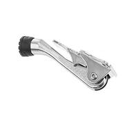 DIYEAH Fermaporta Telescopico in Lega di Zinco Supporto per Porta Scomparsa Fermaporta con Punta in Gomma Antiscivolo