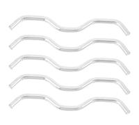 DIYEAH Fibbie per Trampolino 5 Pezzi, Connettori Sagomati in Acciaio Resistenti, Accessori per Ricambio Fai da Te, Ganci Piegati per Fissaggio Sicuro in Uso All'aperto