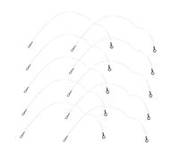 DIYEAH Fili per Affettare Torta e Formaggio in Acciaio Inox 10 Pezzi, Accessori per Cottura Torte Taglio Preciso, Sostituzione Filo per Affettatrice, Uso Domestico e Cucina Professionale